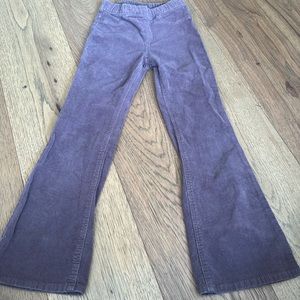 Corduroy flare girls pants